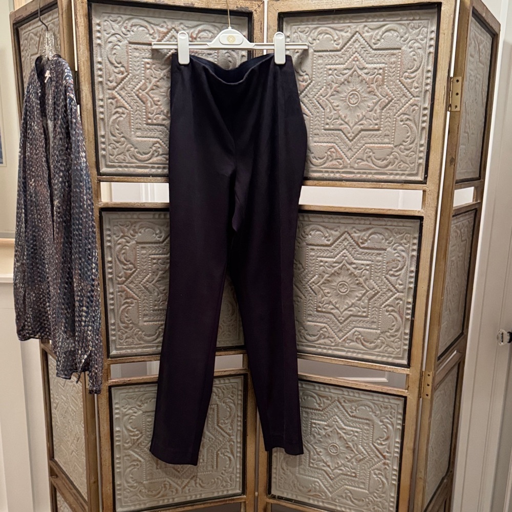 Etcetera Classic navy blue suede like  Leggings